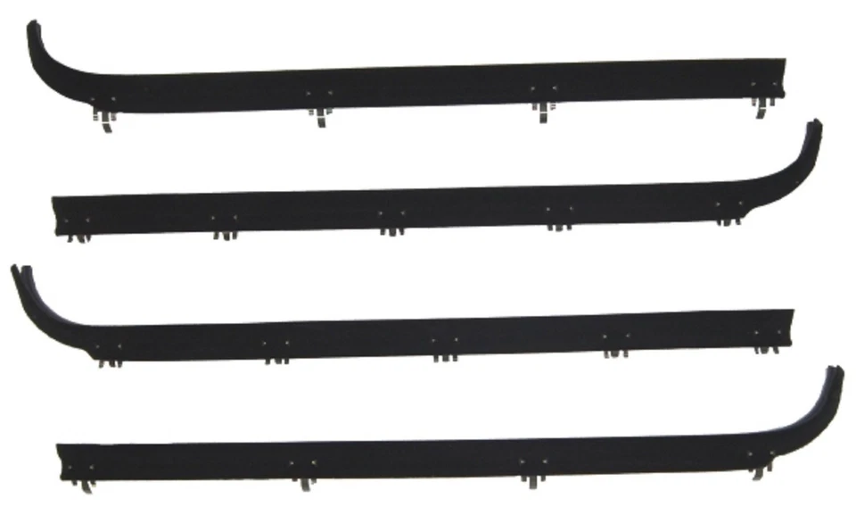 1987-1996 Ford F150, F250, F350, Bronco belt line window sweep seals & channels - Image 2 of 4