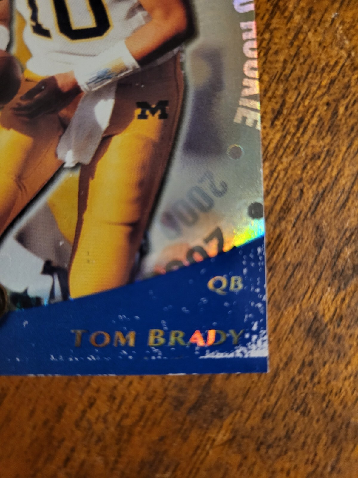 2000 Quantum Leaf TOM BRADY RC #343 New England Patroits "Low Grade" READ - Picture 6 of 9
