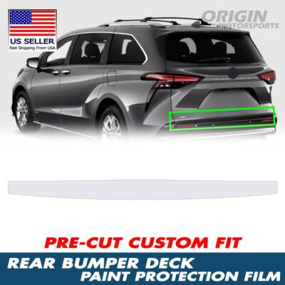 #ad #ad PreCut Rear Bumper Deck Paint Protection Film PPF For 2021 2025 Toyota Sienna $29.99