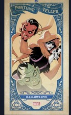[DIGITAL] Topps Marvel - Hallows’ Eve - Tarot 22 S1 Tan Fortune Teller