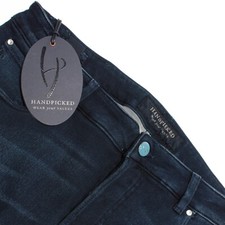 Handpicked NWT Ravello Denim Jeans Size 34 US In Dark Blue Cotton Blend