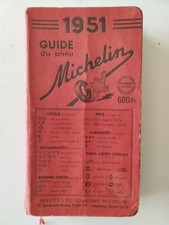 Guide Michelin France 1951 en bon État général 