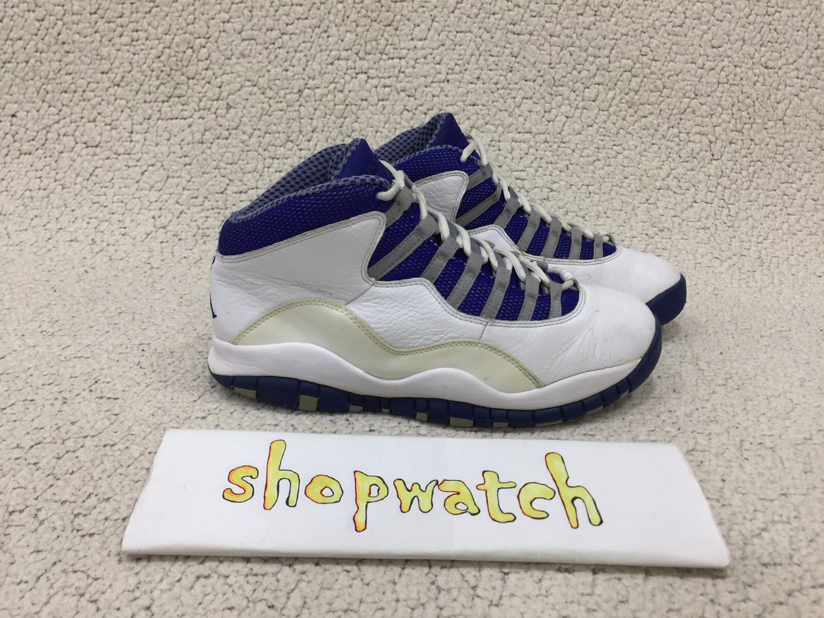 ⭐️ Nike Air Jordan 10 Retro TXT Old Royal Sneakers 487214-107 Size 8.5
