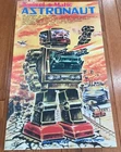 Vintage Swivel-O-Matic Astronaut Japan Tin Toy Robot Box Art Poster Sign !!