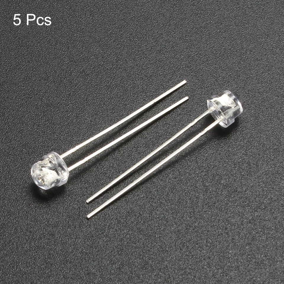 UV Diode électro-luminescente Ultra-violet L ED DIP Ampoule éclairage Lampe 5Pcs - Bild 2 von 4