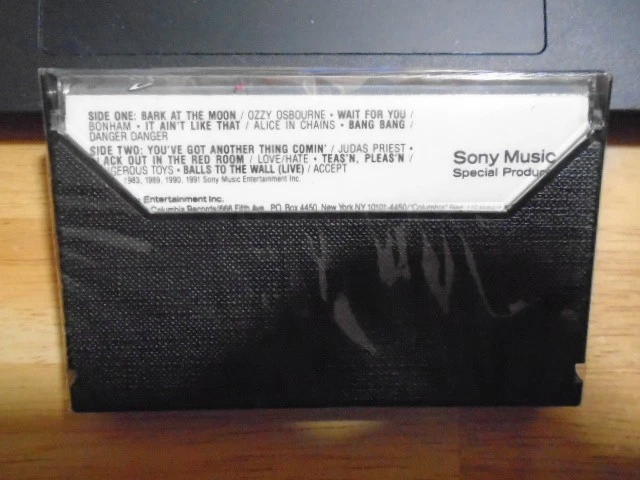 SEALED RARE PROMO metal CASSETTE TAPE Alice In Chains OZZY OSBOURNE Judas Priest - Image 2 of 3