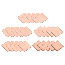 25 Pack 15x15mm Copper Pad Thermal Kit IC Chips Heatsink Cooler Shim for Laptop