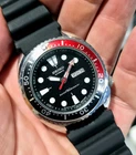 Vintage Seiko Sports  Divers Scarb Black Dial & Black/Red Bezel 7S26A Automatic