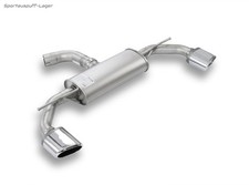 Remus Duplex Sportauspuff Seat Leon 5F Cupra 133x85mm flachoval schräg