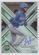 2018 Panini Elite Extra Edition Emerald Auto 11/25 Tristan Pompey #81 Auto 0d4