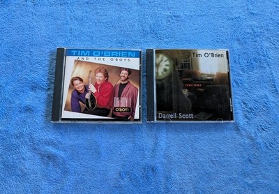 TIM O'BRIEN 2 CD Lot Bluegrass Fiddle Darrell Scott Real Time Oh Boy! O'Boy!