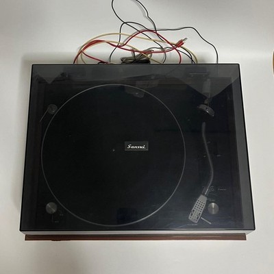 Sansui SR-212 Record Player Turntable Auto Return Vintage Untested