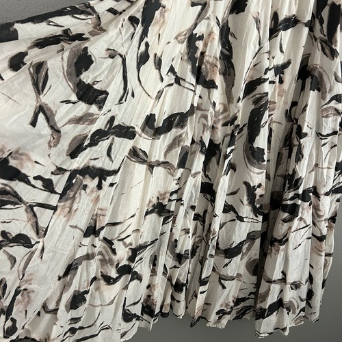 Maxi Falda Larga Elegante Piernas Godet Plisada Talla 12 Alta Boho Algodón Voluminoso - Imagen 4 de 9