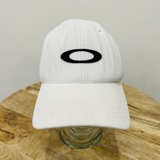 Vintage Y2K Oakley Classic A Flex Hat Logo Black White Large/XL