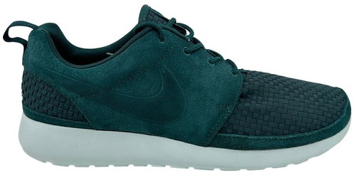 Nike Roshe Run Woven Dark Atomic Teal Mens Athletic Sneaker Nike Rosherun Woven Dark Atomic Teal Green 555602-334 Mens  main image 3