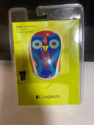 Logitech M325c Wireless Mouse Olivia Owl Design USB Nano Receiver NEW SEALED