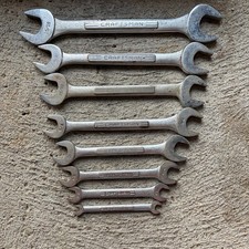Craftsman 8pc Sae Double Open End Wrench Set 14 To 1 -v- Usa