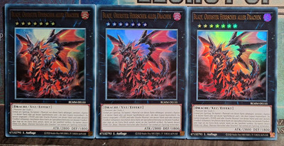 3x Disaster,Drachenherrscher der Apokalypsen BLMM-DE155 DEUTSCH PLAYSET Yu-Gi-Oh