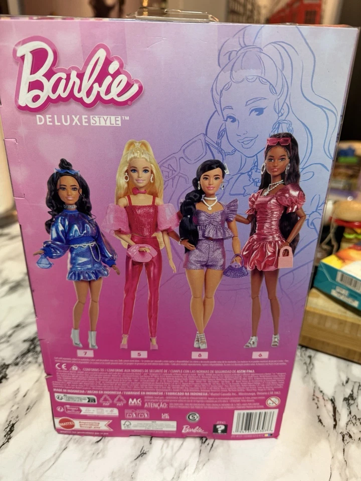 2025 Barbie Deluxe Style #8 Black Hair Wave 2 IN STOCK NOW! JFP43 - Image 3 of 3