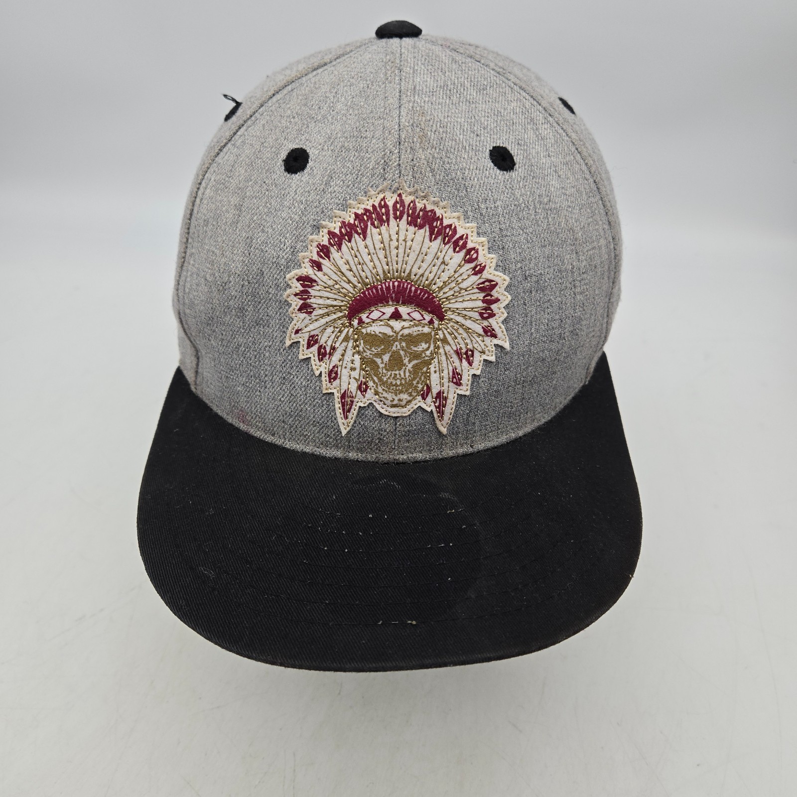 Carbon Elements Snapback Hat Baseball Cap Gray Sk… - image 3