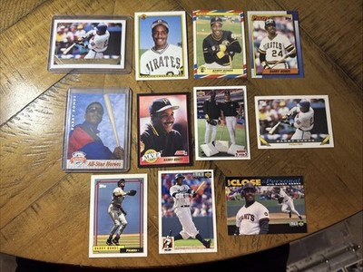 Barry Bonds Lot of 11 Cards (1988-95) Pirates, Giants   NM/MT 