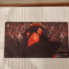 Tappetino da gioco Mtg Mishra'S Workshop seriale autografato