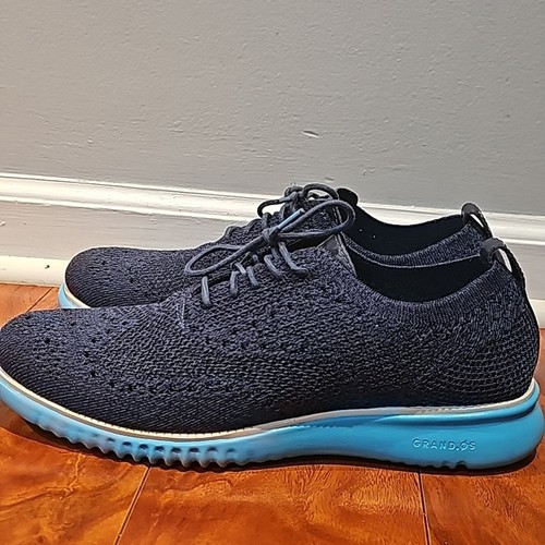 Cole haan mens zerogrand stitchlite Oxford   Marine Blue-Dark Denim