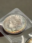 1884-O/O RPM MORGAN SILVER DOLLAR $1 RAINBOW TONED!! Ms+++ Bu Gem