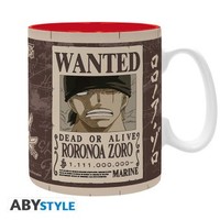 "One Piece - Mug - 460 Ml - \"Zoro Wanted\" - Subli - Box | Nonbook | 3665361153696"