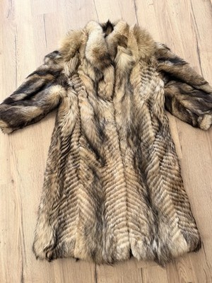 Geawolf Mantel Echtpelz Mantel Luxus Mantel Größe 44