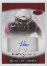 2021 Sage Aspire Red Hamsah Nasirildeen #ASP-84 Auto 0w8