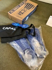 New CAPAS Short Blade Training Fins Blue M
