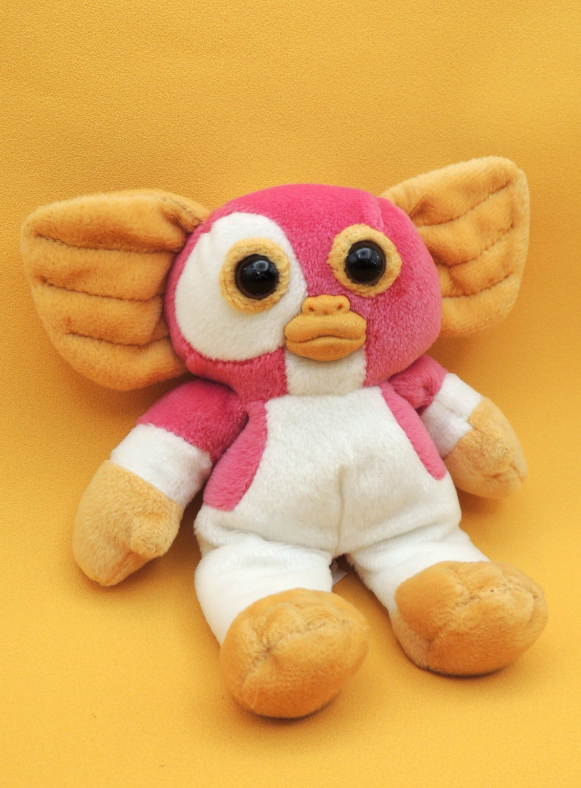 Gremlins GIZMO - Peluche Vintage QUIRON 20cm - Rose et Blanc RARE !