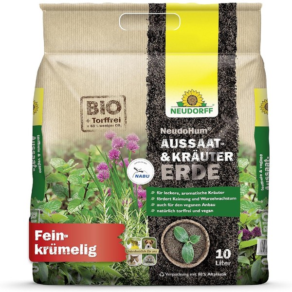 Neudorff Neudohum Aussaat- Und KräUtererde 10,0 Ltr. Torffreie Erde-image