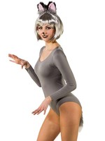 Wolf Set Karneval Fasnacht Fasching TierkostüM Mottopartys Haarreif Wolfschwanz