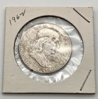 1962 D Franklin Half Dollar in Cardboard Sleeve Denver Mint 90% Silver