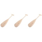 3 PCS Wooden Oar for Kids Child Canoe Paddle Childrens Toy Small Boat