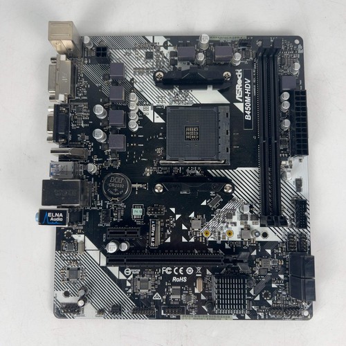 ASRock B450M-HDV AMD AM4 microATX