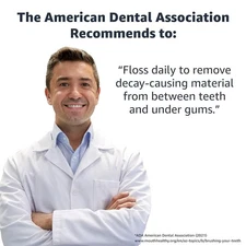 Mint Dental Flossers, 90 Count, 1 Pack (Previously Solimo)