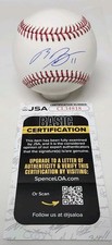 Rafael Devers Signed Rawlings Official Major League Baseball JSA COA GIANTS
