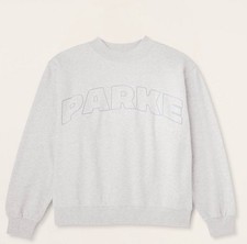 NEW IN HAND Women's Mockneck Pullover Sweatshirt Parke x Target Heather Gray S/M