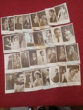 Film movie popular actress actors LOT 32 old photo postcard  cm #