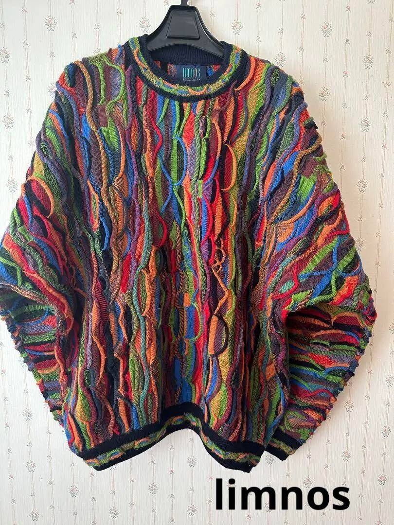 limnos Australia 90s 3D Knit Sweater Men's Size M Vintage limnos Australia 90s 3D Knit Sweater Men's Size M Vintage