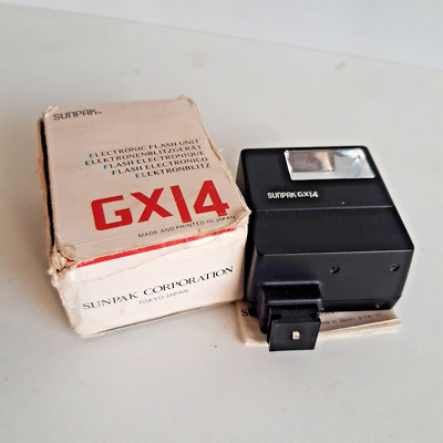 Flash Elektronik Sunpak GX14 Kamera Vtg Sammlung Jahrgang 78