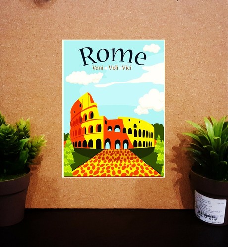 Italy Rome Fridge Magnet Souvenir Vintage Retro Gift Art 2x3" V.2 - Picture 123 of 189