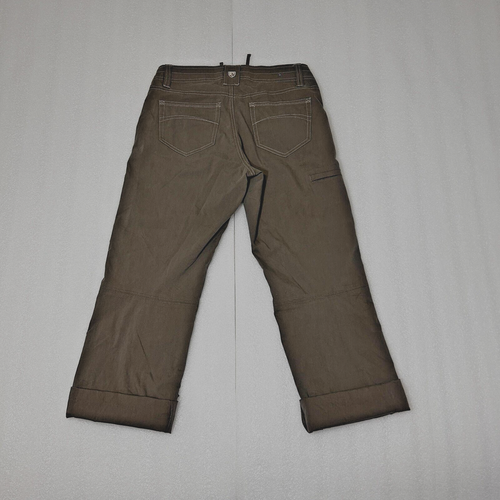 KUHL Women's Hiking Pants Brown Reg Splash Roll Up Outdoor Camping Size 4 Short - Picture 6 of 21