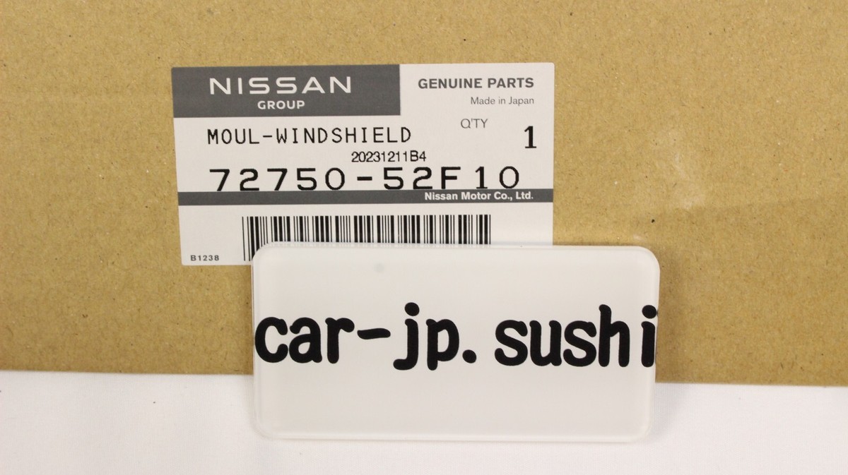Joint De Pare-brise Avant D’origine Nissan, Référence 72750-52F10, Pour Silvia S13, 180SX, 200SX, 240SX - Neuf