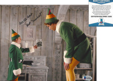 BOB NEWHART SIGNED 'ELF' 8x10 MOVIE PHOTO ACTOR SHOW PROOF BECKETT COA BAS