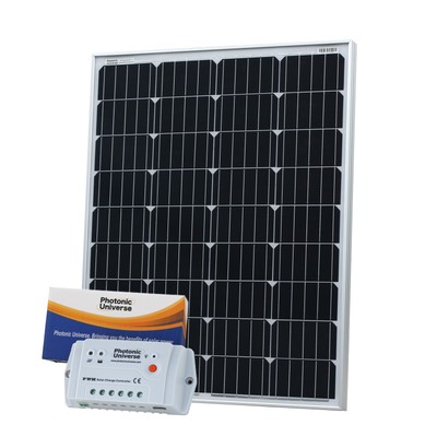 100W Solarpanel Ladeset für Wohnmobil Wohnwagen Boot 10A Controller 100 Watt