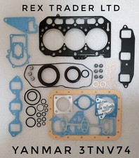 Gasket Kit for Yanmar/Komatsu 3TN74, 3TNV74, 3TNV74F (Metal Sheet)